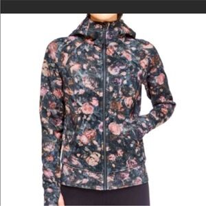 Lululemon Floral Illusion Scuba Full Zip Hoodie